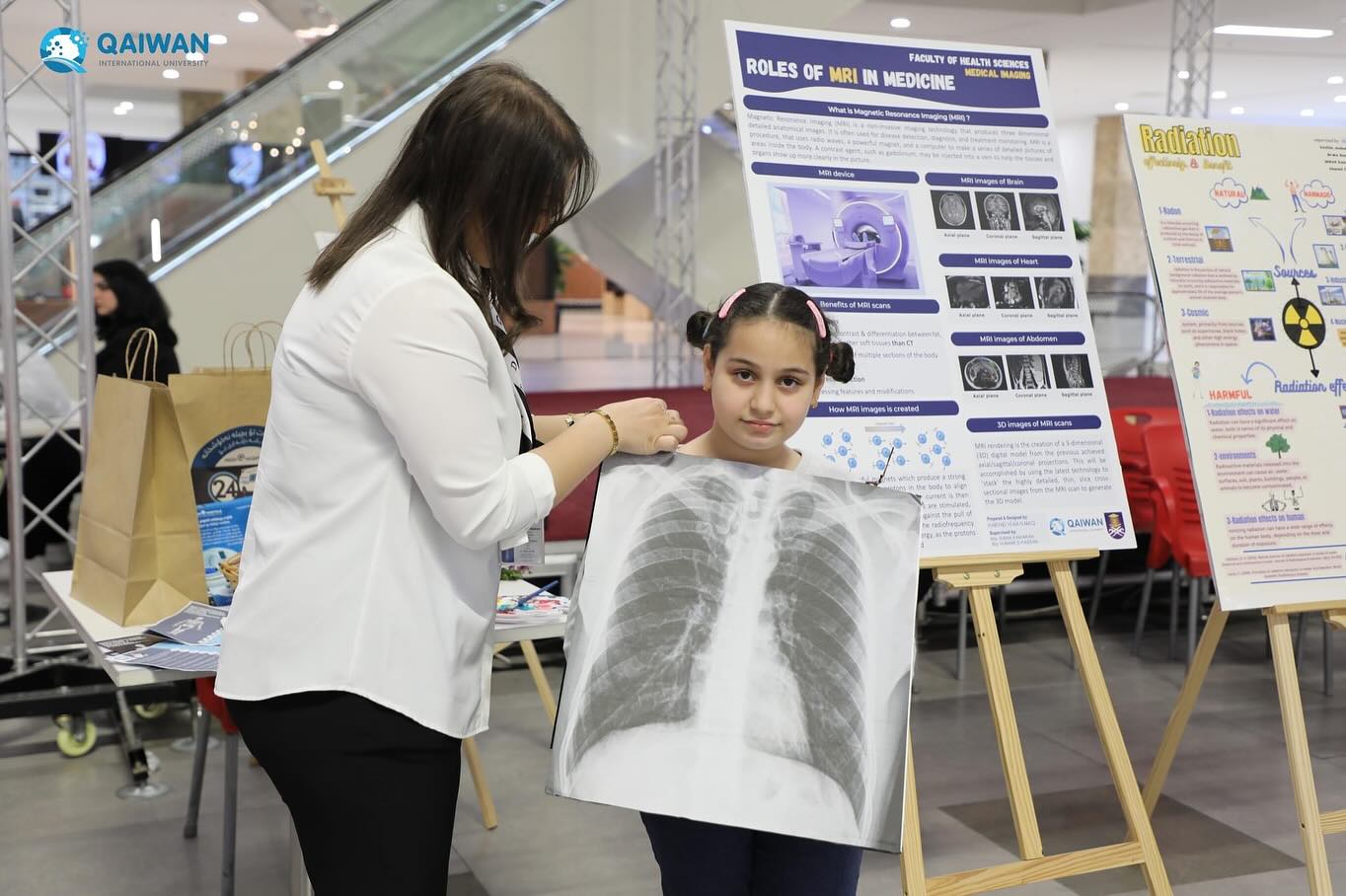 The Department of Medical Imaging at QIU in coordination with Anwar Sheikha Medical City organized an event commemorating World Radiography Day